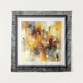 抽象芸術高調波 タペストリー