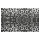 抽象芸術魔法-シルバーブラック ファブリック (ヤード)