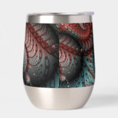 抽象芸術鮮やかなファンタジーフラクタルアートブラウンブルー (左面)