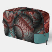 抽象芸術鮮やかなファンタジーフラクタルアートブラウンブルー ドップキット (右コーナー)