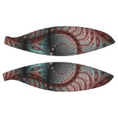 抽象芸術鮮やかなファンタジーフラクタルアートブラウンブルー バスケットボール (パネル)