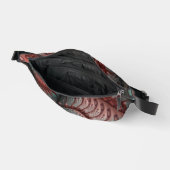 抽象芸術鮮やかなファンタジーフラクタルアートブラウンブルー ファニーパック (見開き)