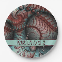 抽象芸術鮮やかなファンタジーフラクタルアートブラウンブルー