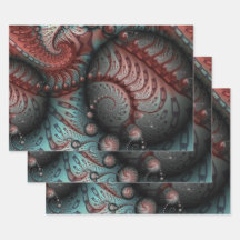 抽象芸術鮮やかなファンタジーフラクタルアートブラウンブルー