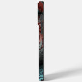 抽象芸術鮮やかなファンタジーフラクタルアートブラウンブルー Case-Mate iPhoneケース (裏面 / 左)