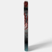 抽象芸術鮮やかなファンタジーフラクタルアートブラウンブルー Case-Mate iPhoneケース (裏面 / 左)