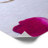 抽象芸術鮮やかな色の装飾背景。フロー ポスター (角)