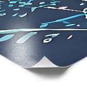 抽象芸術鮮やかな開花ポスター フォトプリント            (角)