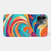 抽象芸術鮮やかの夢の風景 Case-Mate iPhoneケース (裏面(横))