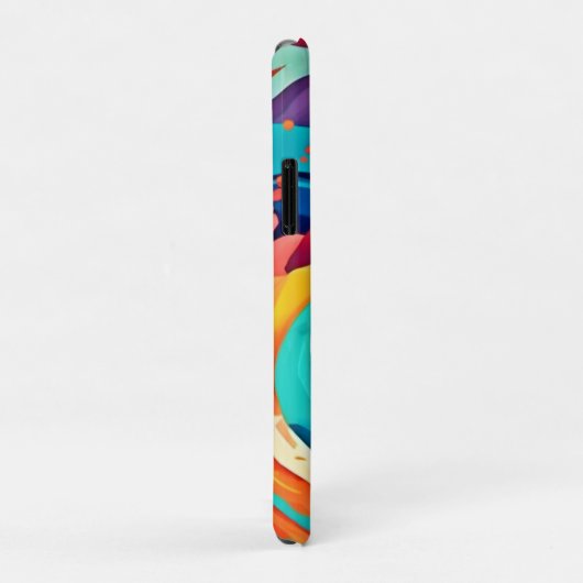 抽象芸術鮮やかの夢の風景 Case-Mate iPhoneケース (裏面/右)