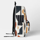 抽象芸術鮮やかアフリカパターン プリントバックパック (左)