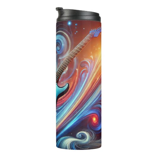 抽象芸術鮮やかエレキギター交響曲 タンブラー (回転右)
