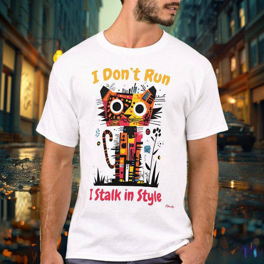 抽象芸術鮮やかタイガーグラフィックTシャツ Tシャツ