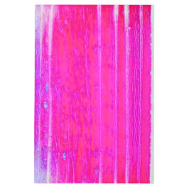 抽象芸術鮮やかピンクとパープルのストライプアート メタルプリント