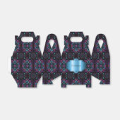 抽象芸術鮮やかフローラ切り妻 フェイバーボックス (折り畳みなし)