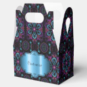 抽象芸術鮮やかフローラ切り妻 フェイバーボックス (オープン)