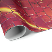 抽象芸術鮮やかモザイク ラッピングペーパー (ロールコーナー)