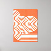 抽象芸術鮮やかリズム キャンバスプリント (正面)