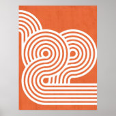 抽象芸術鮮やかリズム ポスター (正面)