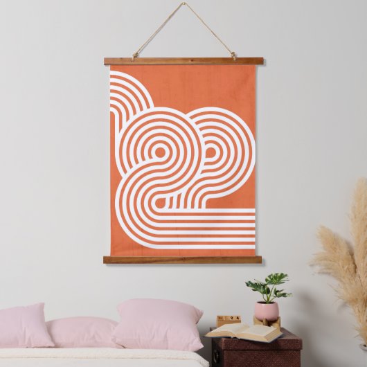 抽象芸術鮮やかリズム 吊り下げ型タペストリー (寝室)