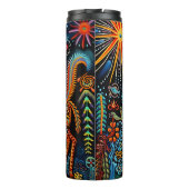 抽象芸術鮮やか族のハイコール族のパターン タンブラー (裏面)