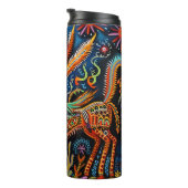 抽象芸術鮮やか族のハイコール族のパターン タンブラー (回転右)