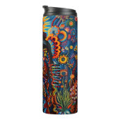 抽象芸術鮮やか族のハイコール族のパターン タンブラー (回転右)