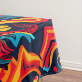 抽象芸術鮮やか族のハイコール族のパターン テーブルクロス (インサイチュ)
