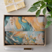 抽象芸術鮮やか春の野草 薄葉紙 (ギフト)