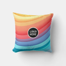 抽象芸術鮮やか虹の波 | ロゴの追加