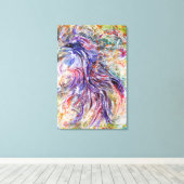 抽象芸術鳥の芸術 キャンバスプリント (インサイチュ (ウッドフロア))