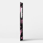 抽象芸術鳥:モノクロファッションパターン Case-Mate iPhoneケース (裏面 / 左)