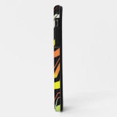 抽象芸術黄ストライプ色 Case-Mate iPhoneケース (裏面/左)