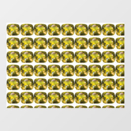 抽象芸術黄パターン ウィンドウサイン