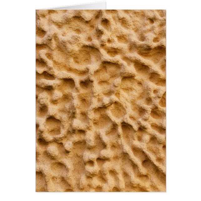 抽象芸術黄砂岩 (正面)