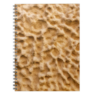 抽象芸術黄砂岩 ノートブック