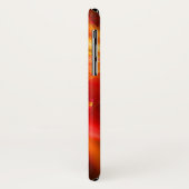 抽象芸術黄色オレンジフラクタル渦巻き Case-Mate iPhoneケース (裏面/左)
