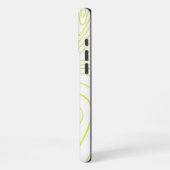 抽象芸術黄色 iPhoneケース (左側面)