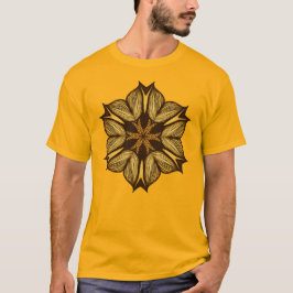 抽象芸術黄花 Tシャツ