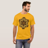 抽象芸術黄花 Tシャツ (正面フル)