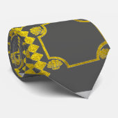 抽象芸術黄金の芸術幾何学 ネクタイ (ロール)