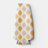 抽象芸術黄金の黄金模様の背景 ボトルクーラー (正面)
