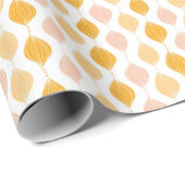 抽象芸術黄金の黄金模様の背景 ラッピングペーパー (ロールコーナー)