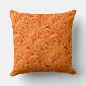 抽象芸術黄金タマリン十字脚オレンジ クッション (裏面)