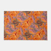 抽象芸術黄金タマリン ドアマット (正面)