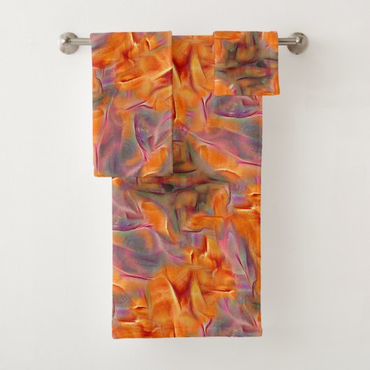 抽象芸術黄金タマリン バスタオルセット (インサイチュ)