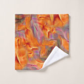 抽象芸術黄金タマリン バスタオルセット (ウォッシュタオル)