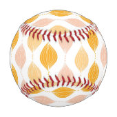 抽象芸術黄金模様背景 野球ボール (正面)