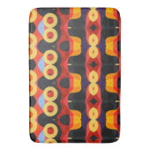 抽象芸術黄 バスマット (正面縦)