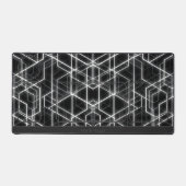 抽象芸術黒六角形卓上オーガナイザー デスクマット (正面)